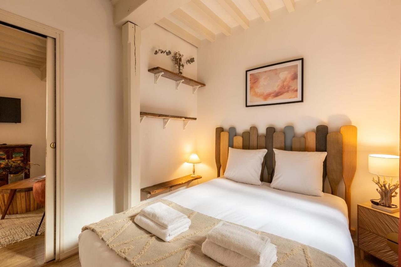 La Vague - Breath Of Freshness In Center Of Honfleur - Free Parking 550M Apartment Exterior foto
