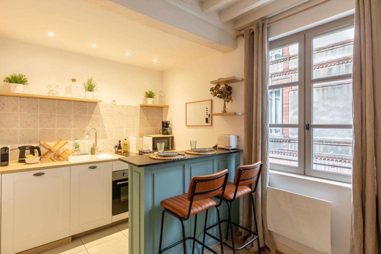 La Vague - Breath Of Freshness In Center Of Honfleur - Free Parking 550M Apartment Exterior foto