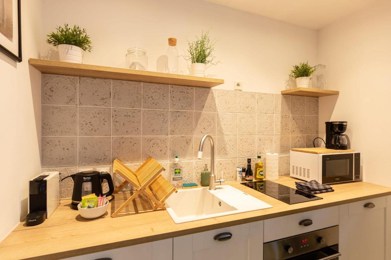La Vague - Breath Of Freshness In Center Of Honfleur - Free Parking 550M Apartment Exterior foto