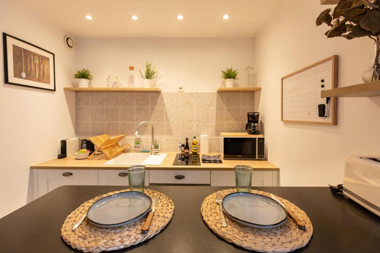 La Vague - Breath Of Freshness In Center Of Honfleur - Free Parking 550M Apartment Exterior foto
